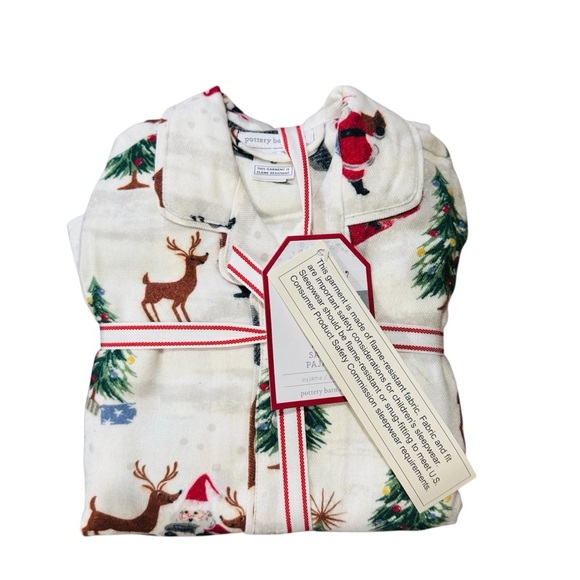 Pottery Barn Kids Christmas PJ set UNISEX NEW - Picture 1 of 3